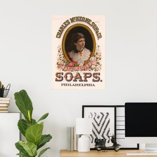 Poster Charles McKeone, Son & Co., Antique Soap Ad (Bureau à domicile)