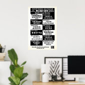 Poster Charles Mingus - Thelonious Monk - John Coltrane (Bureau à domicile)