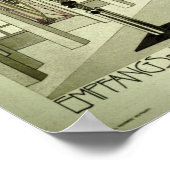 Poster Charles Rennie Mackintosh 1901 Dessin (Coin)