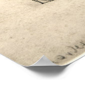 Poster Charles Rennie Mackintosh Carte du Nouvel An 1890 (Coin)