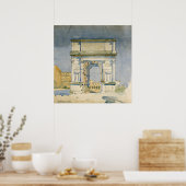Poster Charles Rennie Mackintosh - L'Arc de Titus, Rome (Cuisine)
