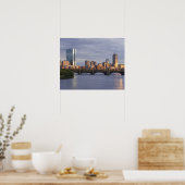 Poster Charles River et le pont Longfellow (Cuisine)