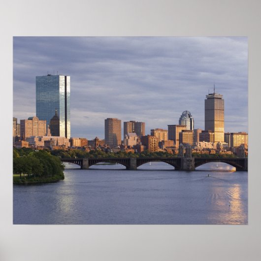 Poster Charles River et le pont Longfellow (Devant)