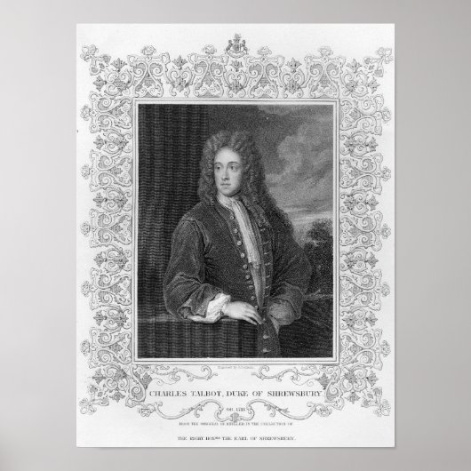 Poster Charles Talbot, duc de Shrewsbury (Devant)