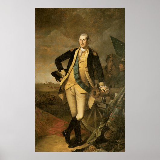 Poster Charles Willson Peale George Washington (Devant)