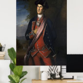 Poster Charles Willson Peale / George Washington - 1772 / (Bureau à domicile)