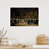 Poster Charles X décernant des prix aux artistes (Cuisine)