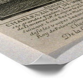 Poster Charles XII de Suède (Coin)