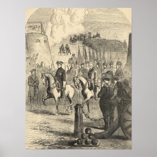 Poster Charles XII de Suède entrant à Copenhague (Devant)