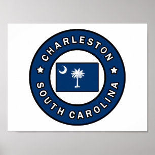 Poster Charleston Caroline du Sud