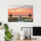 Poster Charleston, Caroline du Sud, États-Unis (Bureau à domicile)