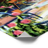 Poster Charleston Caroline du Sud Jardin de la Maison Pir (Coin)