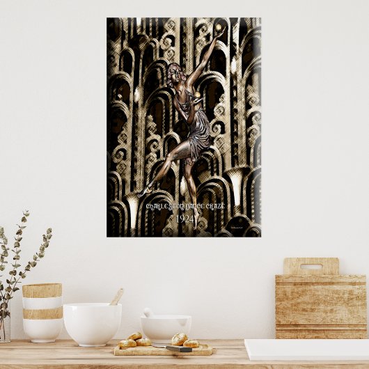 Poster Charleston Dance Craze (Cuisine)