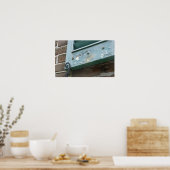 Poster Charleston du loquet de fenêtre (Cuisine)