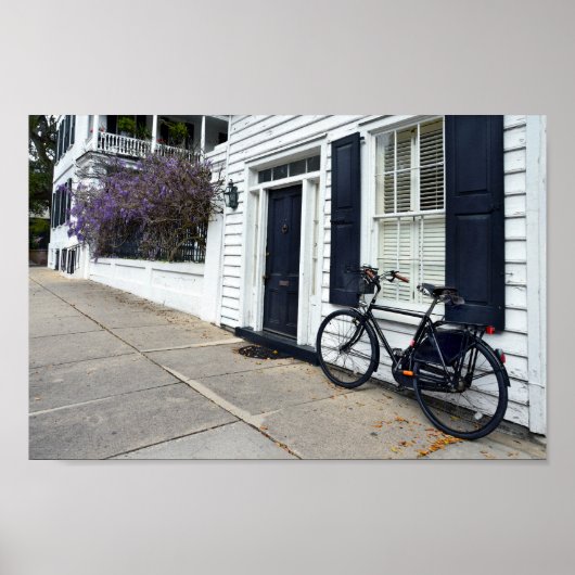 Poster Charleston historique, rue Caroline du Sud (Devant)