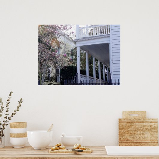 Poster Charleston historique, SC (Cuisine)