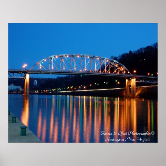 Poster Charleston Night Life (Devant)