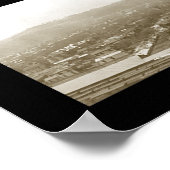 Poster Charleston West Virginia Birdseye Photo 1909 (Coin)