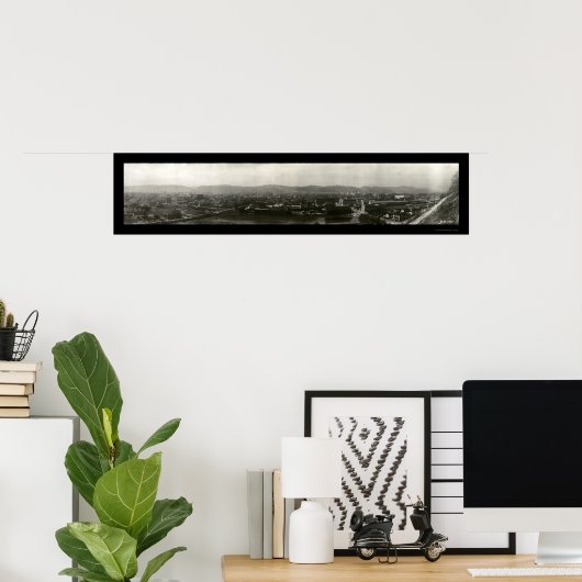 Poster Charleston West Virginia Photo 1909 (Bureau à domicile)