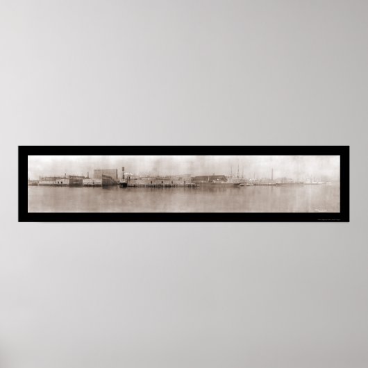 Poster Charlestown Boston Photo 1910 (Devant)