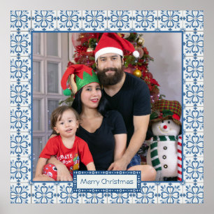 Poster Charleterie de Noël et pétales de fleurs