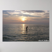 Poster Charli sur la plage (Devant)