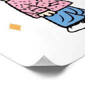 Poster Charlie Brown et Gang Confetti (Coin)