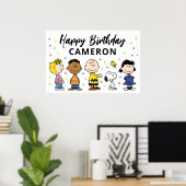 Poster Charlie Brown et Gang Confetti (Bureau à domicile)