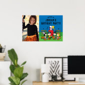 Poster Charlie Brown et Gang Halloween fête d'anniversair (Bureau à domicile)