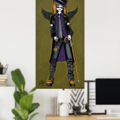 Poster Charlie Hipster Steampunk Angel (Bureau à domicile)