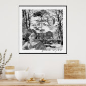 Poster Charlotte Bronte a son oeil sur Jane Eyre (Cuisine)