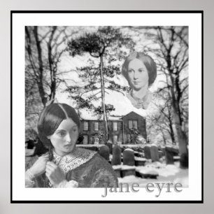 Poster Charlotte Bronte a son oeil sur Jane Eyre