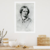 Poster Charlotte Brontë portrait par George Richmond (Cuisine)