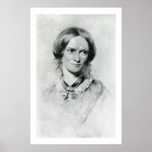 Poster Charlotte Brontë portrait par George Richmond (Devant)