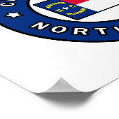 Poster Charlotte Caroline du Nord (Coin)