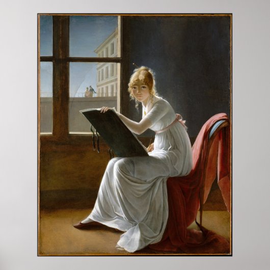 Poster Charlotte du Val d'Ognes par Marie-Denise Villers (Devant)