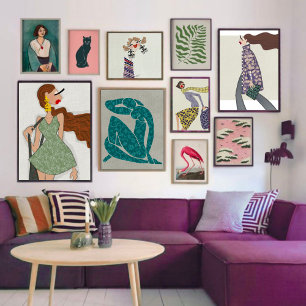 Poster Charlotte Est Une Bonne Illustration De Mode