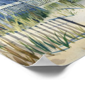 Poster Charmant Ancien Chalet De Plage D'Art (Coin)