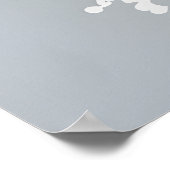 Poster Charmant chien de Noël à Santa Hat et vacances de  (Coin)