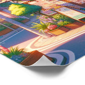 Poster Charmante Boutique Locale De Style Anime (Coin)