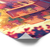 Poster Charmante Petite Entreprise Anime Art (Coin)