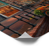 Poster Charmante ville d'Amsterdam (Coin)