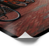 Poster Charmante ville d'Amsterdam (Coin)