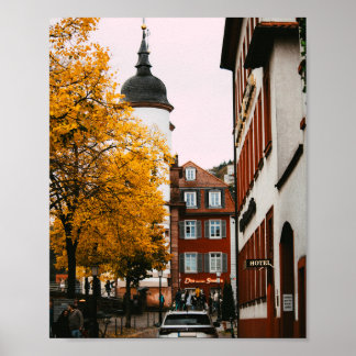 Poster Charme d'automne dans European Alley