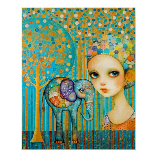 Poster Charme des éléphants (Devant)