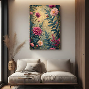 Poster Charme Floral Vintage