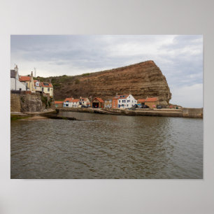 Poster Charme intemporel du port de Staithes