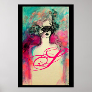 POSTER CHARME MONOGRAMME