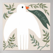 Poster Charme Peace Dove Noël Noël Noël Noël Noël Noël Fê (Devant)