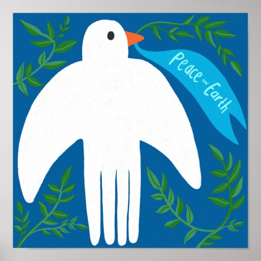 Poster Charme Peace Dove Noël Noël Noël Noël Noël Noël Fê (Devant)